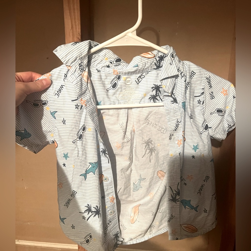 Surfing 3T button down short sleeve